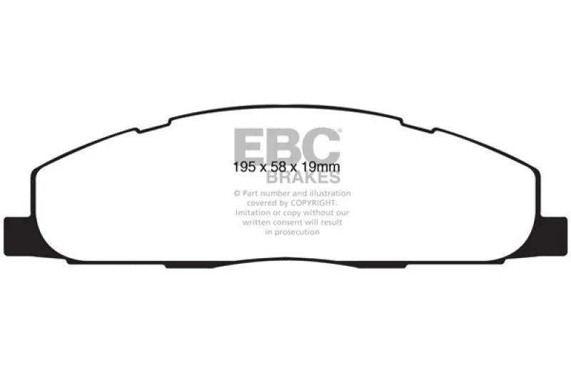 EBC Extra Duty - Rear Pad PN ED91848