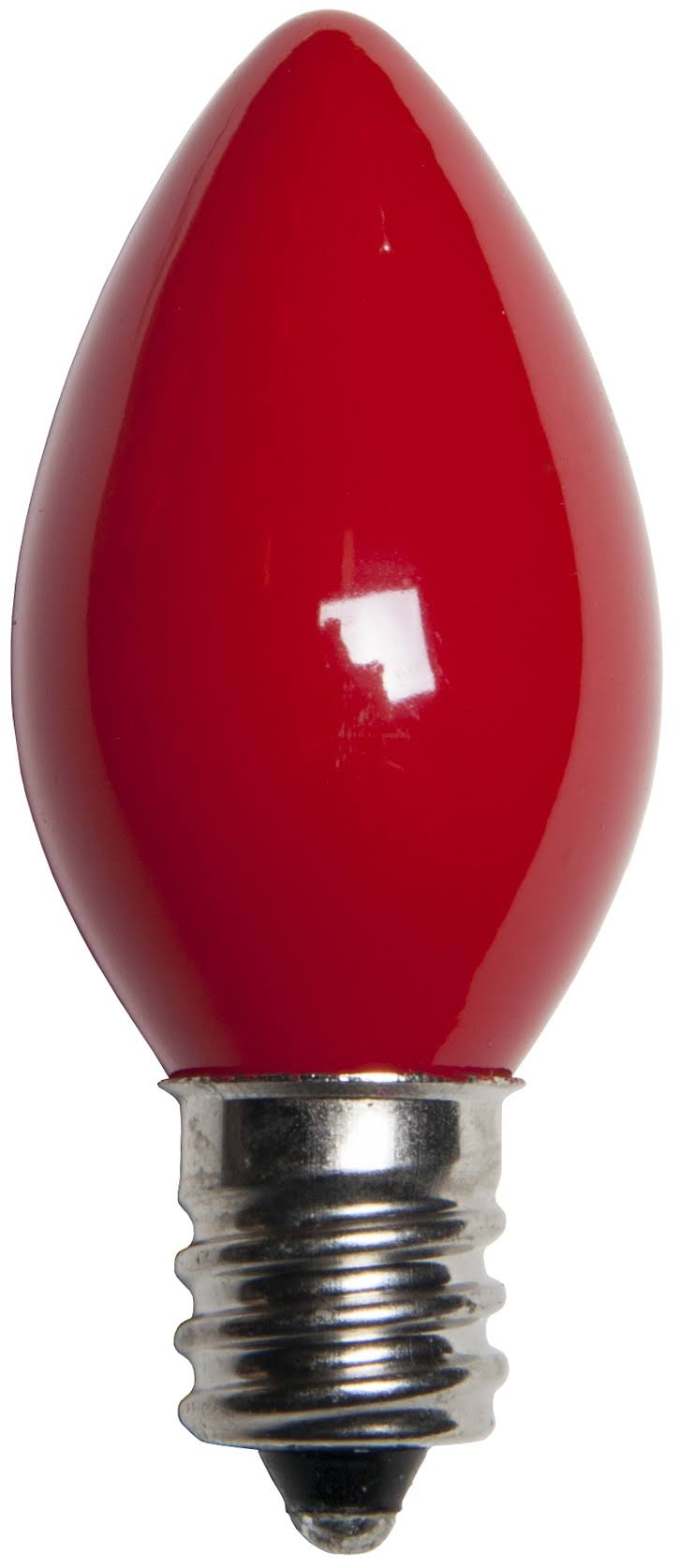 Kringle Traditions C7 Christmas Light Bulb, Red - 25 count - Product image 1