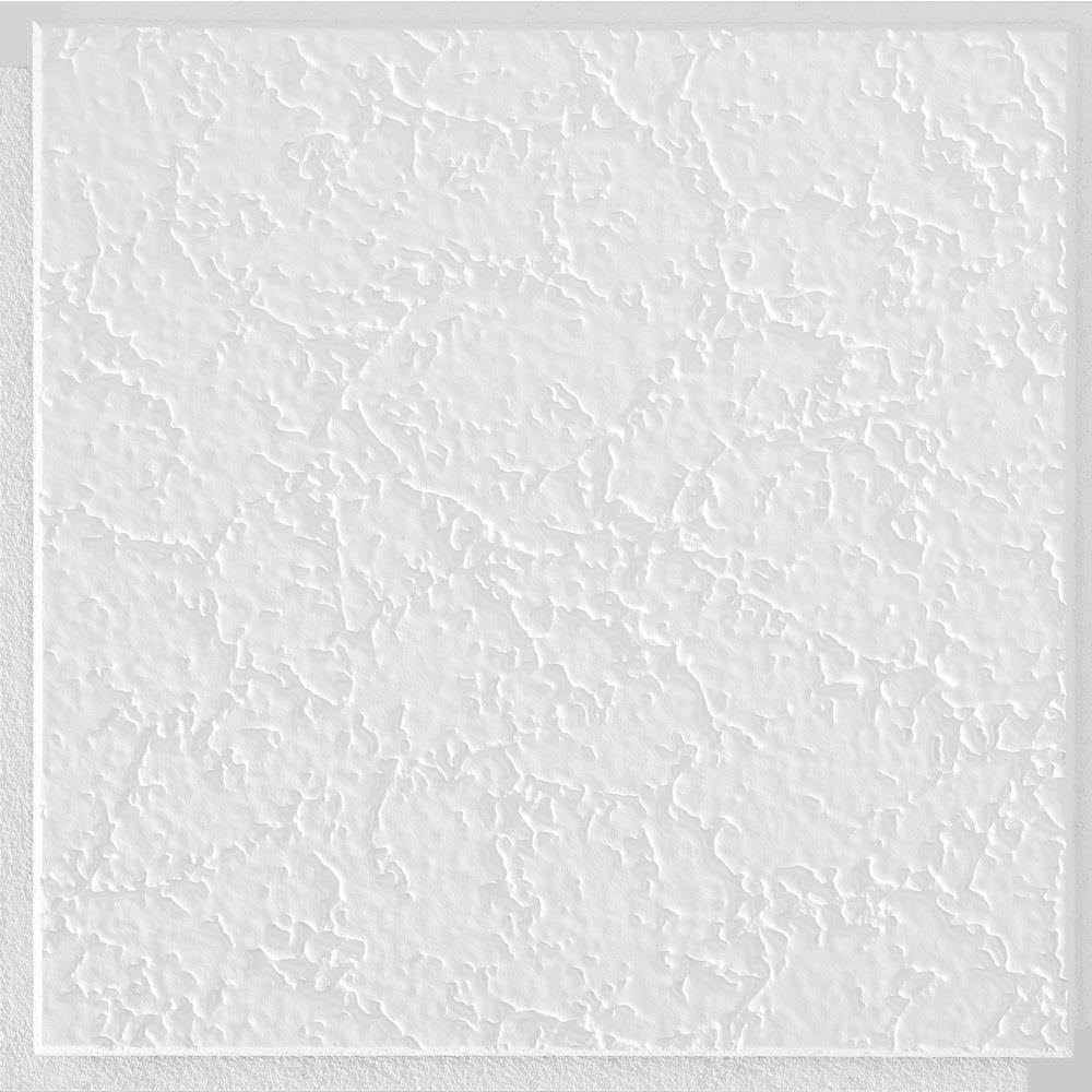 Armstrong 12 x 12-Inch White Textured Grenoble Ceiling Tile 40-Pieces - Product image 1