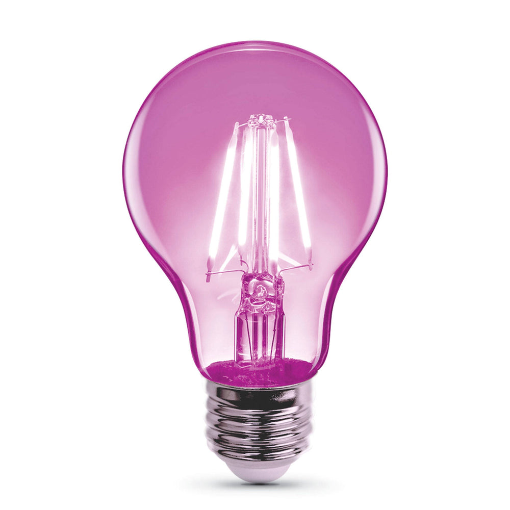 Feit Electric A19/TPK/LED 3.6W Pnk Fil E26 Bulb, Pink