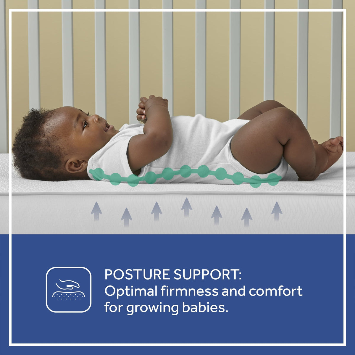 Celestial Cool Ultra-Premium 2-Stage Hybrid Antibacterial Crib & Toddler Mattress. Cool Copper Gel - Product image 10