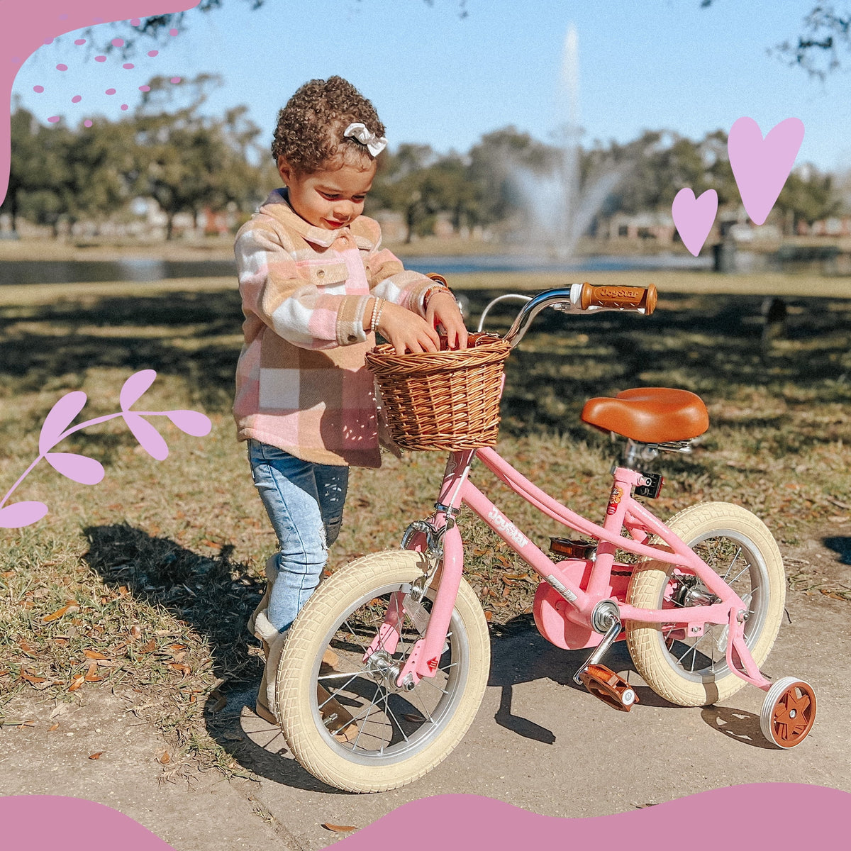 JOYSTAR Girls Bike for 2 - 12 Years Old Toddlers and Kids, 12" 14" 16" Kids Bike with Training Wheels & - Product image 40
