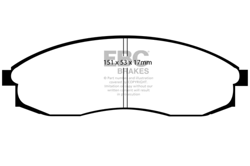 EBC - Front Redstuff Pad PN DP31082C