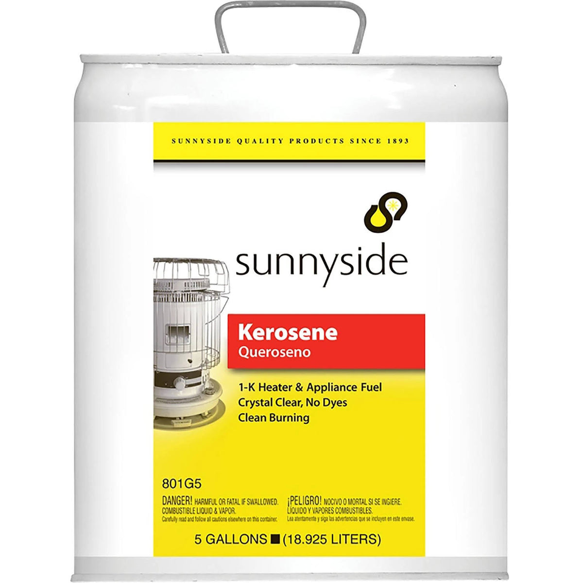 Sunnyside 5 Gal Kerosene Fuel-Instock - Product image 1