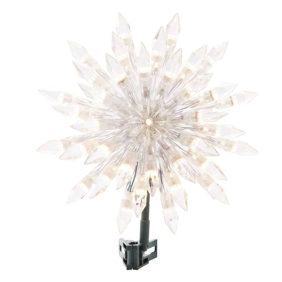 GE Color Choice 12-in Star Clear Color Changing Christmas Tree Topper - 88991LO - Product image 1