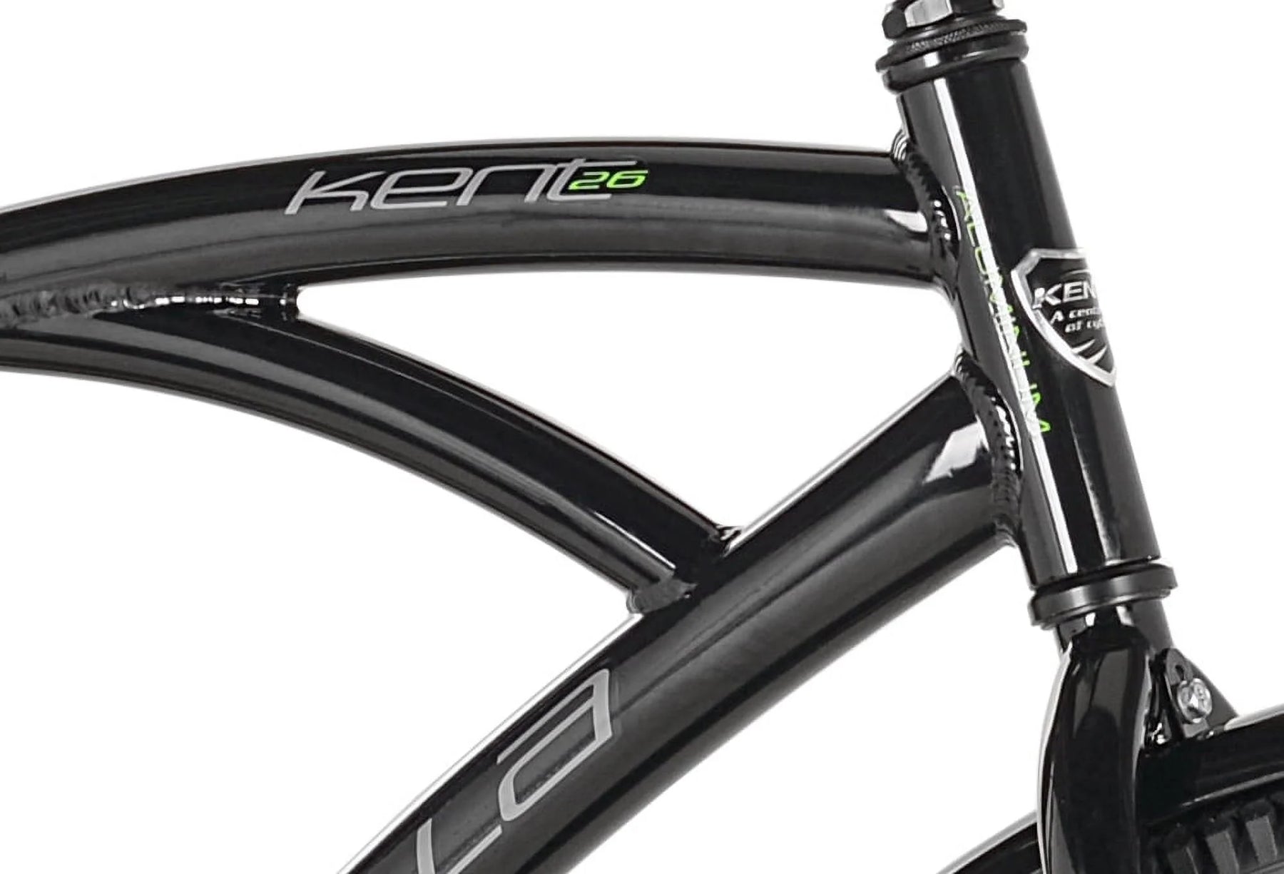 26" Kent la Jolla Cruiser Men'S Bike, Adult Ages 13+, Black/Green - Product image 2