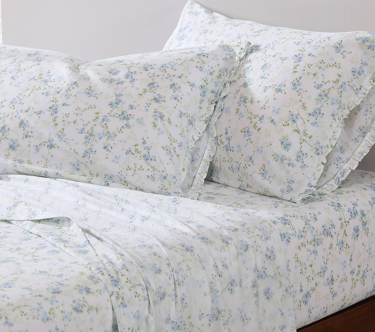 Shabby Chic - Queen Sheets, Soft & Breathable Organic Cotton Bedding Set - Product image 1