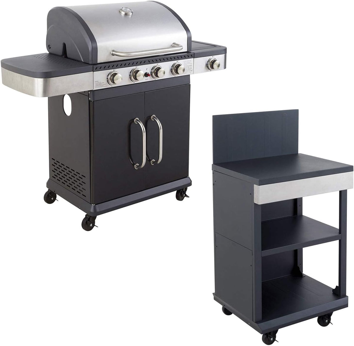 Cook'in Garden - FIDGI 4 gas barbecue with trolley