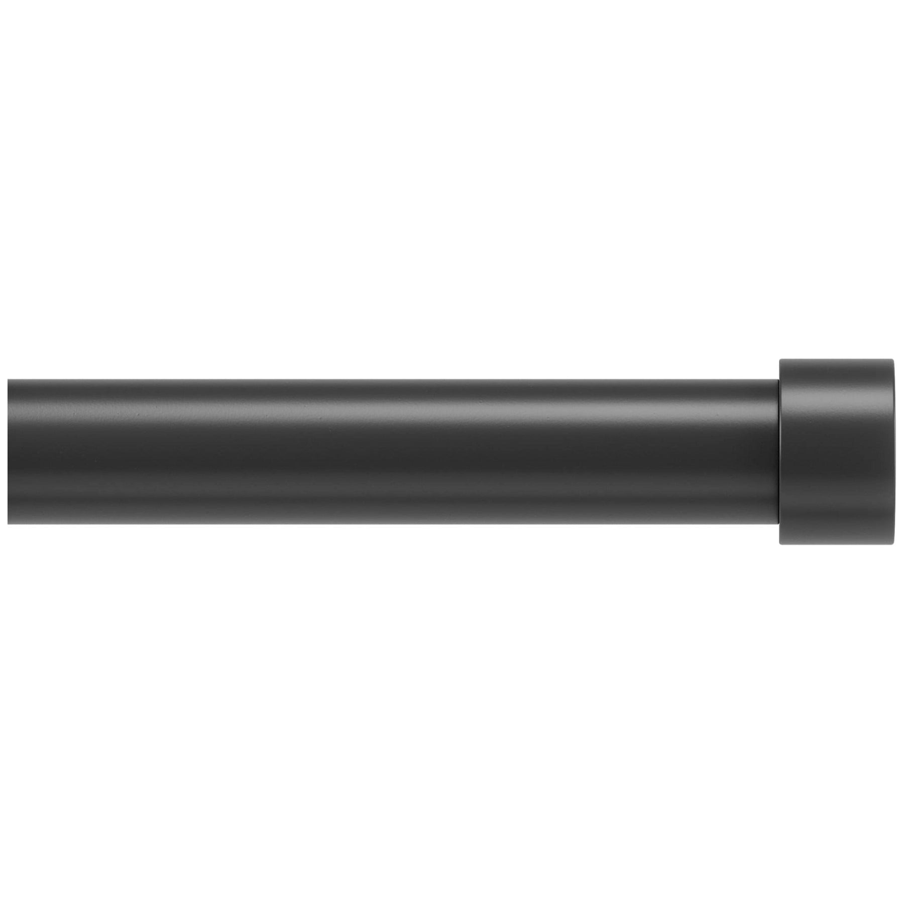 Umbra Cappa Adjustable Window Curtain Rod, Brushed Black - Product image 1