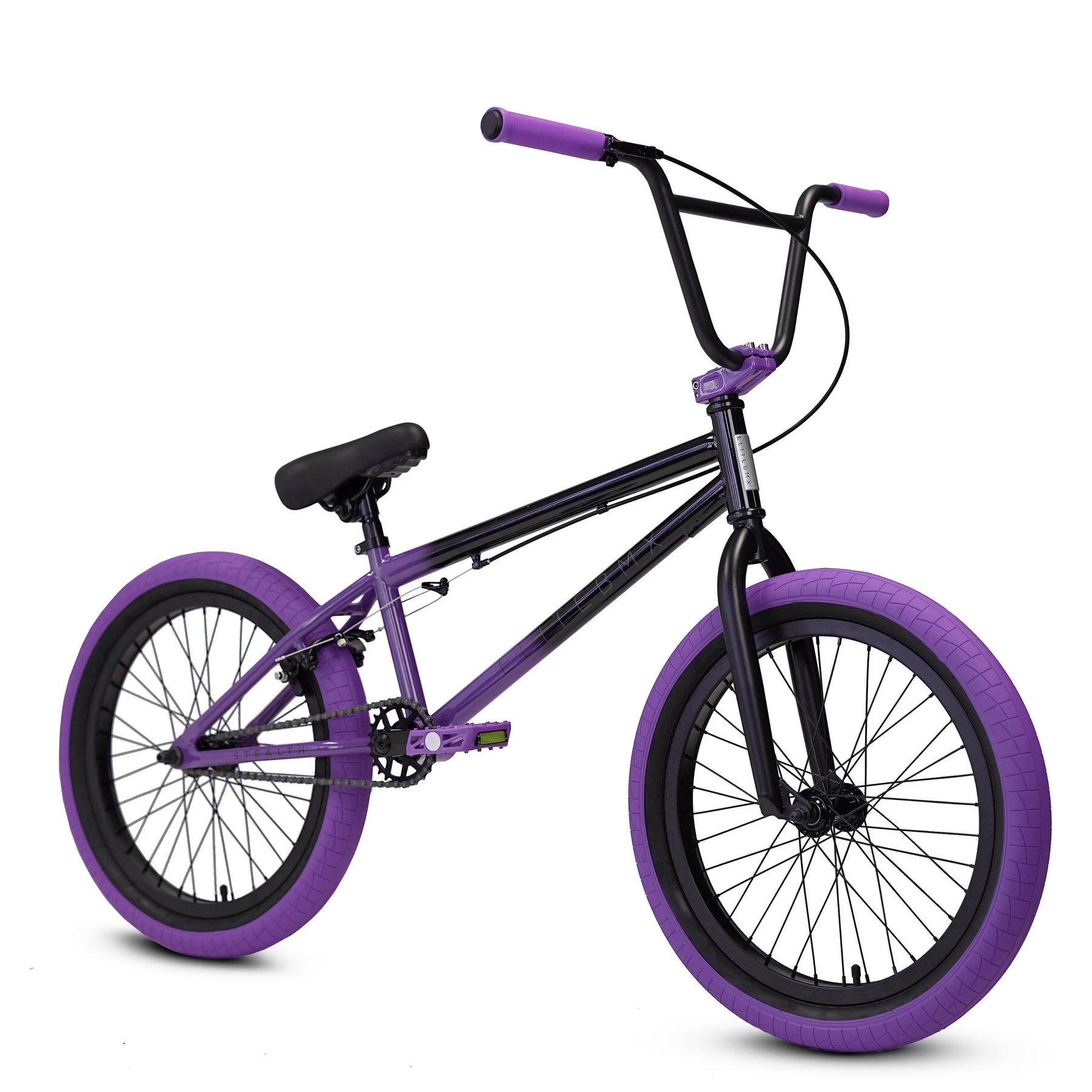 Elite BMX Bicycle 20" Freestyle Bike - Stealth Blue Purple Ideal for Ages 7 to 18 Years - Product image 20