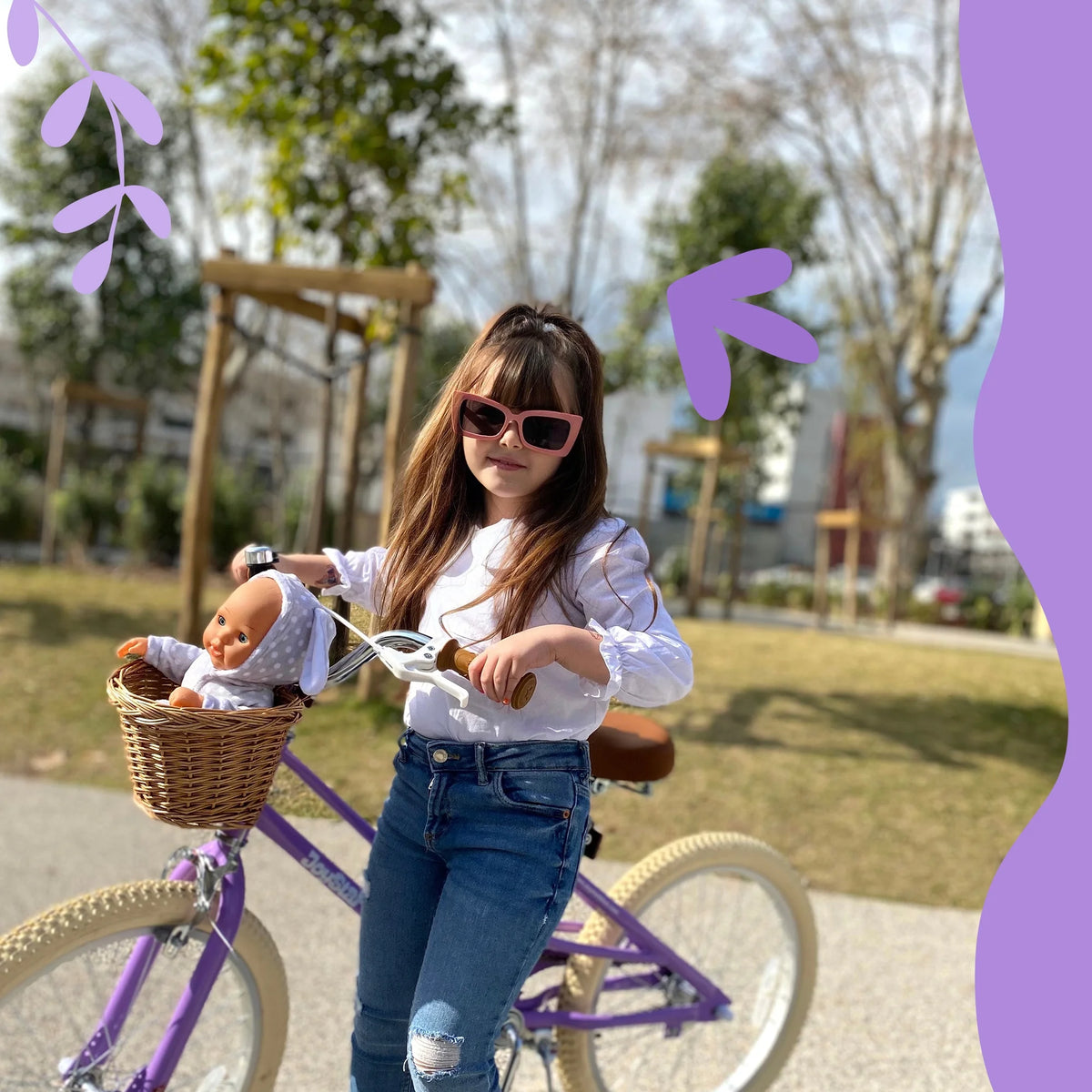 JOYSTAR Girls Bike for 2 - 12 Years Old Toddlers and Kids, 12" 14" 16" Kids Bike with Training Wheels & - Product image 6