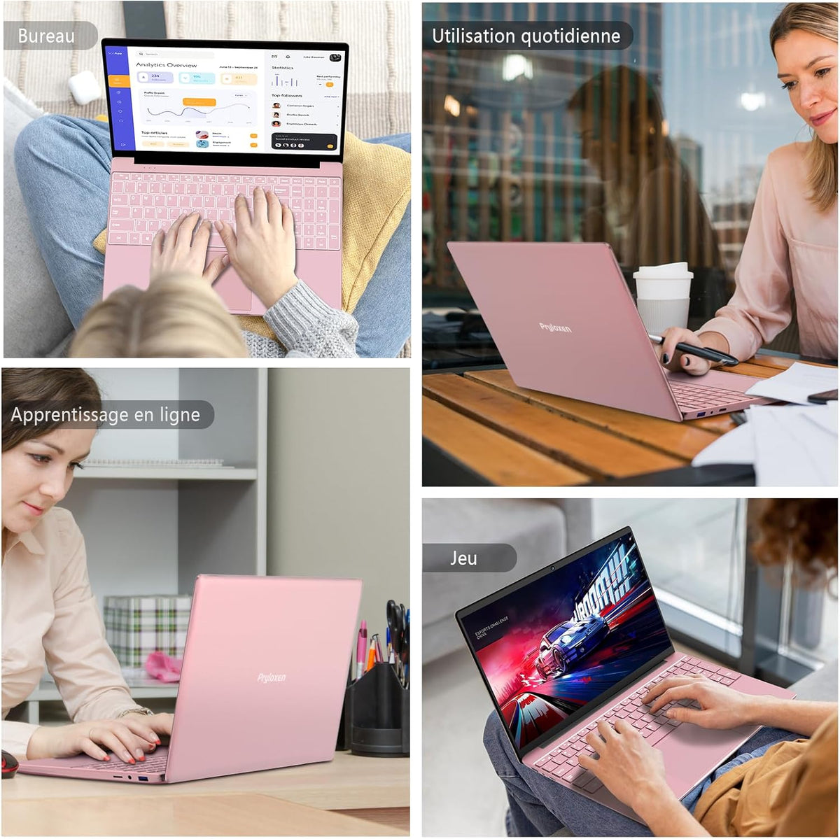 Pryloxen Ultra-Thin 15 6" FHD IPS Laptop - Celeron N150 3 4 GHz Processor 32 GB DDR4/1 TB SSD Backlit Keyboard Wi-FI 5G & 8000 mAh Battery (360 × 275 × 18 mm 1,679 kg)