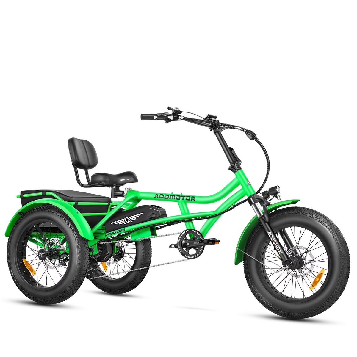 Addmotor M - 360II Semi - Recumbent Electric Trike, 85MI, Fat Tire 3 Wheel Electric Bike for Adults - Product image 15