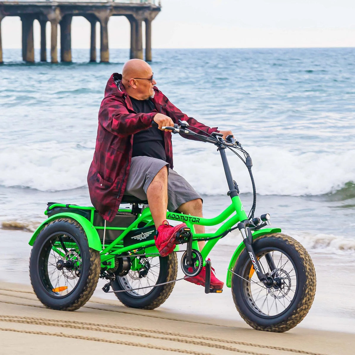 Addmotor M - 360II Semi - Recumbent Electric Trike, 85MI, Fat Tire 3 Wheel Electric Bike for Adults - Product image 19