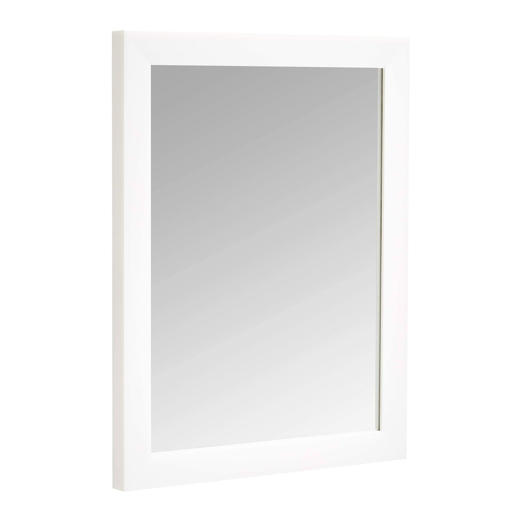 Basics Rectangular Wall Mirror 16 inch x 20 inch - Standard Trim, White - Product image 1