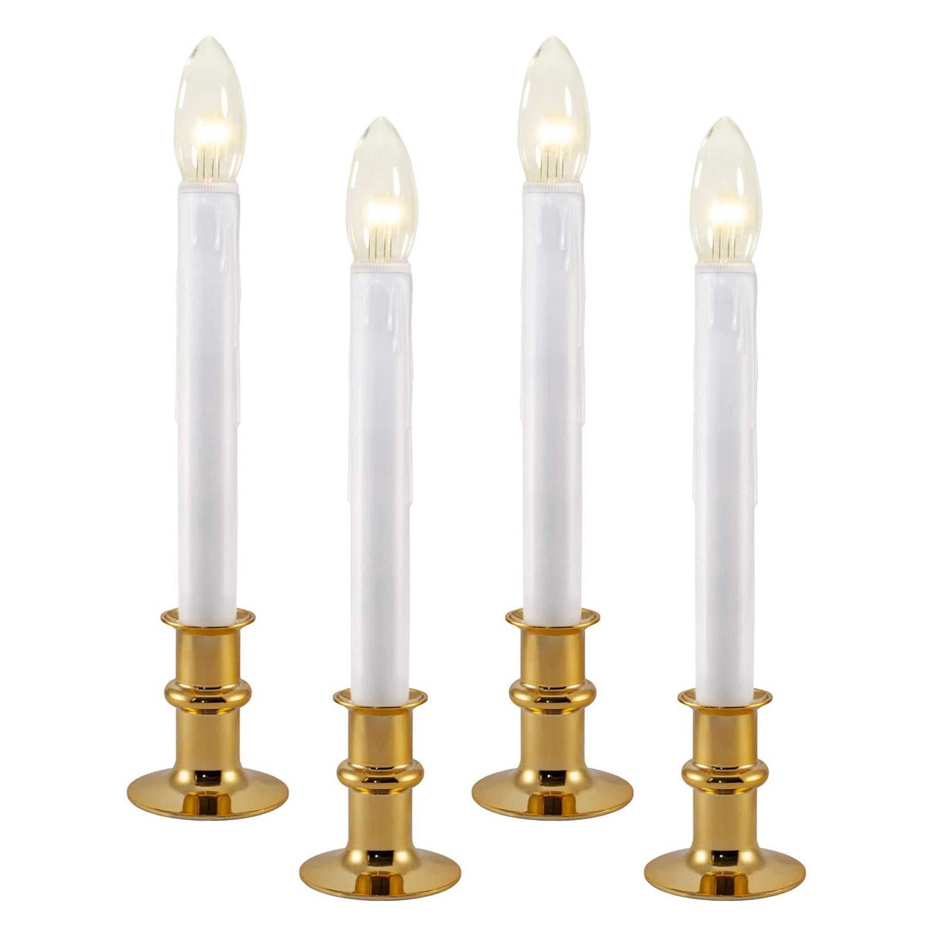 612 Vermont Ultra-Bright LED Window Candles with Timer, Battery Operated, Metal - Product image 1