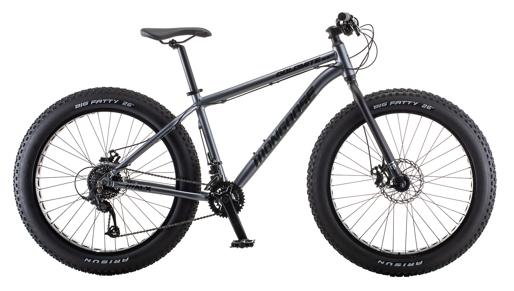 26 - In. Dolomite ALX Unisex Fat Tire Mountain Bike, Gray - Product image 7