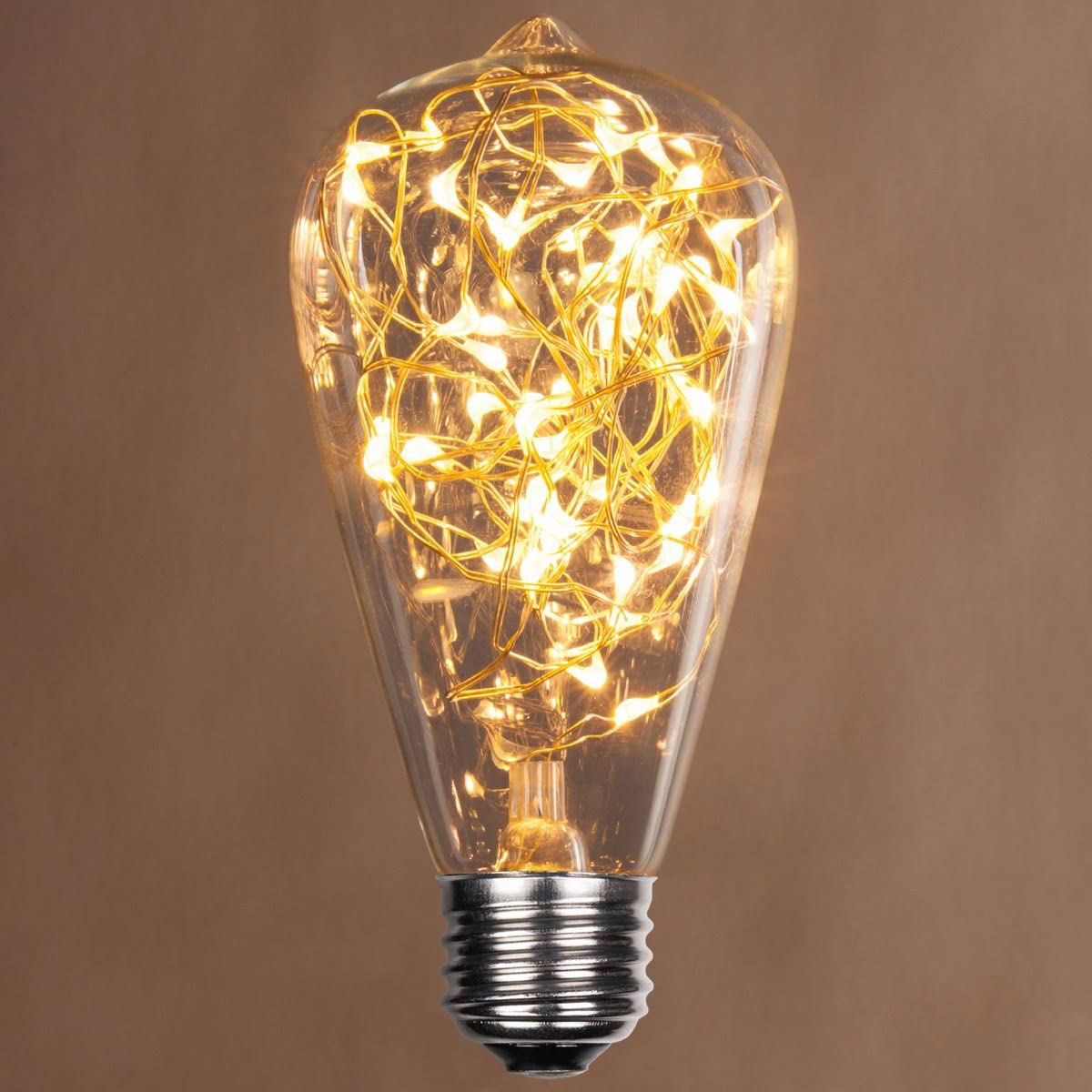 ST64 120V Ledimagine TM Fairy Light Bulb Warm White - Product image 1