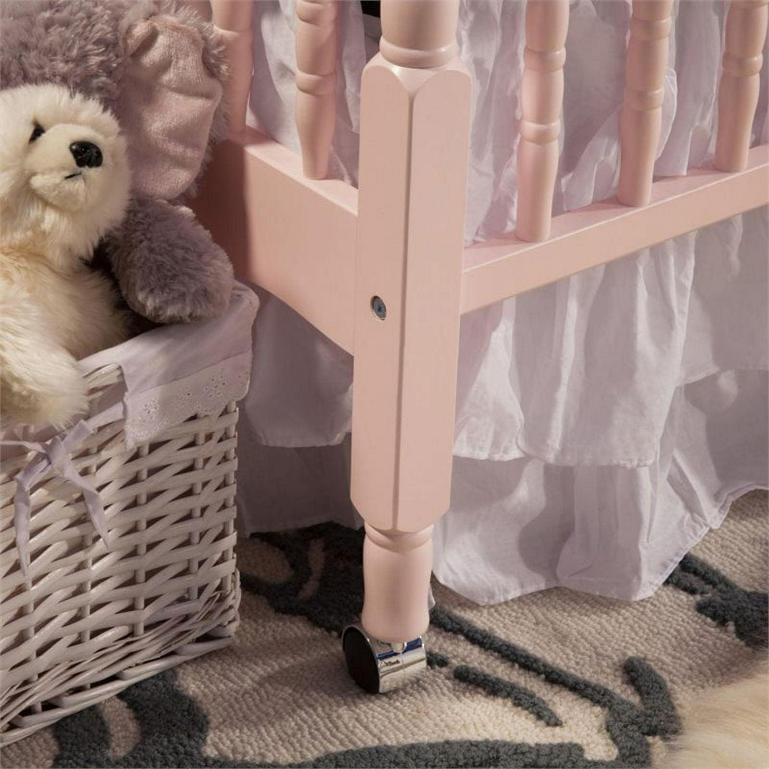 Davinci Jenny Lind 3 - in - 1 Convertible Crib in Pink Blush - Product image 3