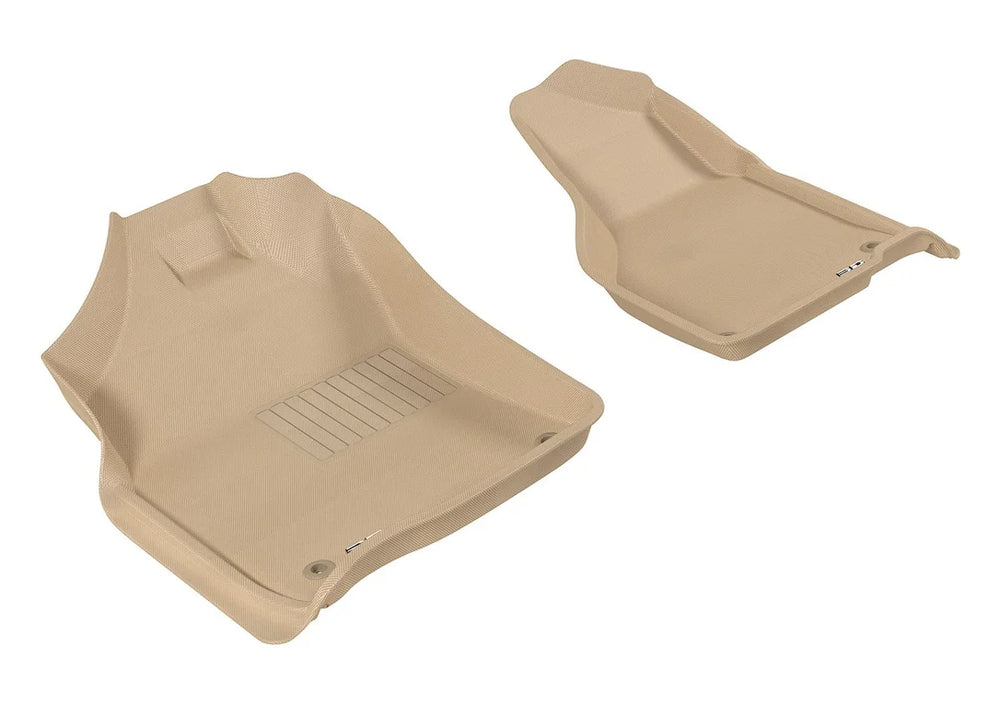 3D MAXpider L1DG02011502 - 2012-2020 Dodge Ram 1500 Crew/2500/3500 Crew/Mega Kagu 1st Row Floormat - Tan