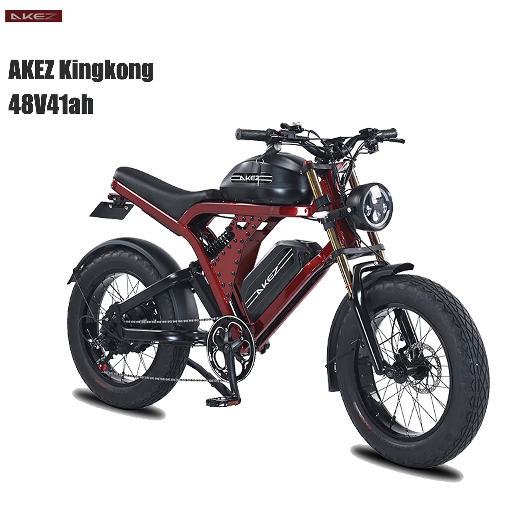 Peak 3000W AKEZ Kingkong 1500W Electric Bike, 31MPH Electric Dirt Bike for Adults - Product image 3