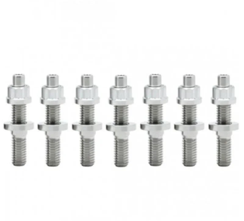 BLOX Racing SUS303 Stainless Steel Exhaust Manifold Stud Kit M8 x 1.25mm 45mm in Length - 9-piece