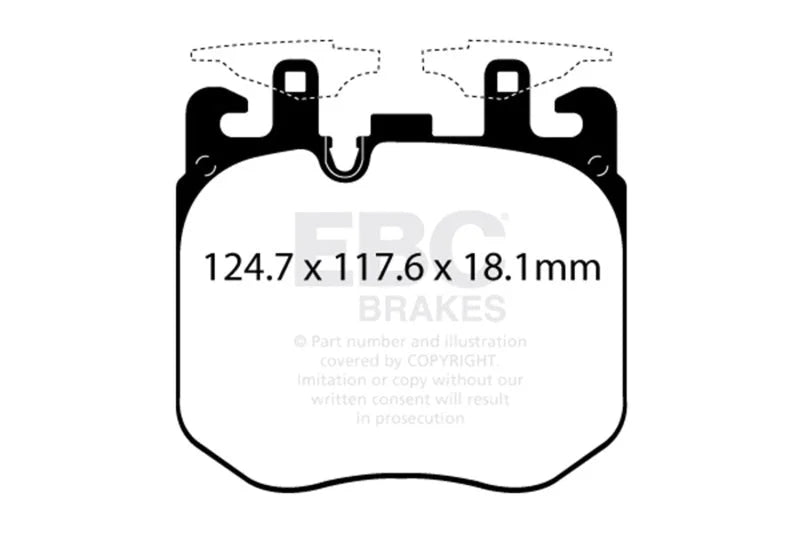 EBC - Front Bluestuff Pad PN DP52304NDX