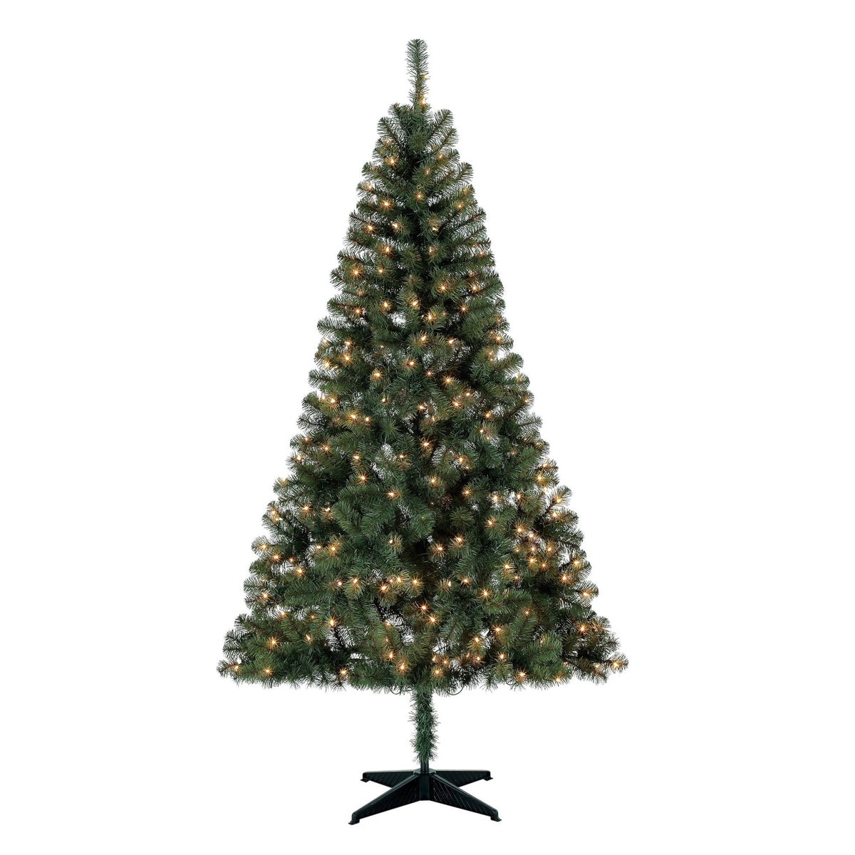 Holiday Time Pre-Lit 6.5' Madison Pine Artificial Christmas Tree, Clear Lights - Product image 1