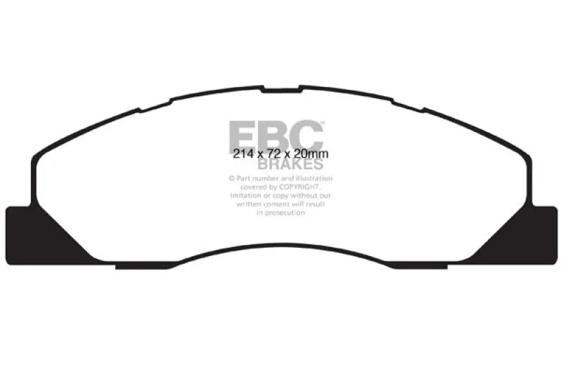 EBC - Front Greenstuff Pad PN DP61847