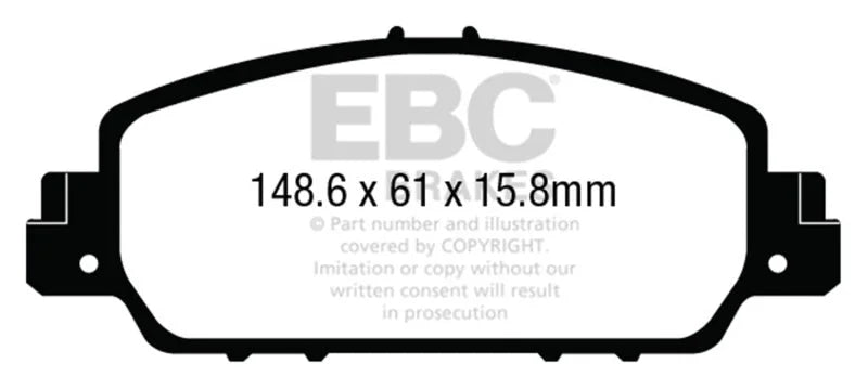 EBC - Front Redstuff Pad PN DP33014C
