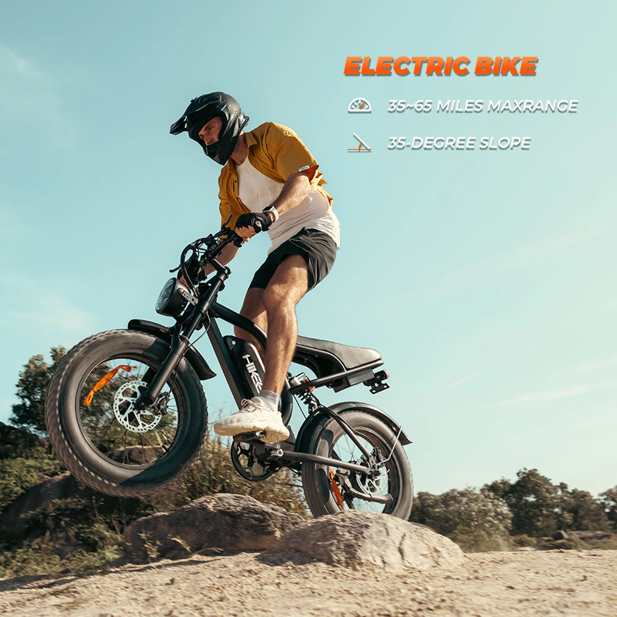 20" Fat Tire Electric Bike for Adults, 1500W Peak Adults Ebike, 48V 15ah Battery Electric Mountain Bike - Product image 4