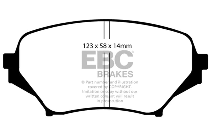 EBC - Front Redstuff Pad PN DP31774C