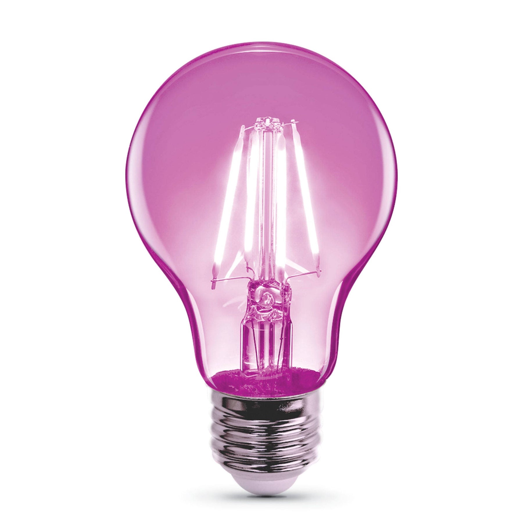 Feit Electric A19/TPK/LED 3.6W Pnk Fil E26 Bulb, Pink