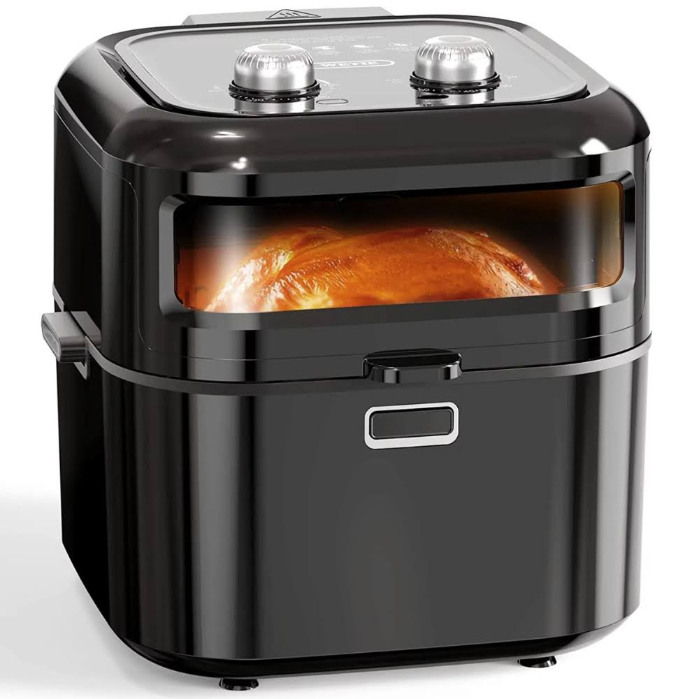 Wetie Air Fryer, 7 qt Airfryer Oilless Cooker, 1400W Hot Air Fryers with Visible Window, Non-Stick Basket - Product image 1