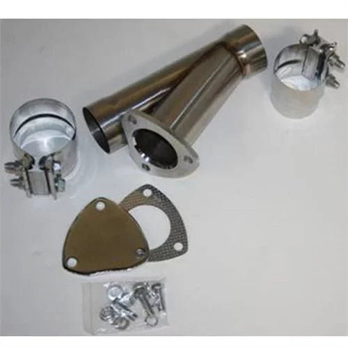 Granatelli Manual Exhaust Cutouts - Stainless Steel - Slip Fit 305540