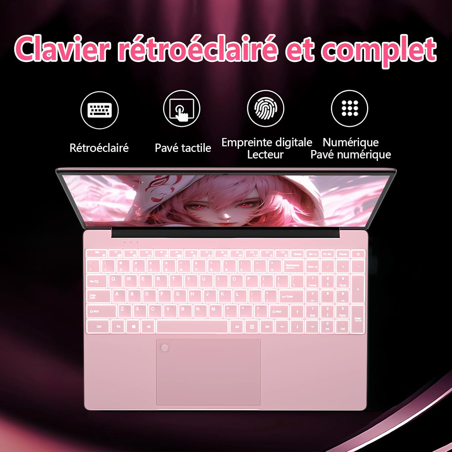 Pryloxen Ultra-Thin 15 6" FHD IPS Laptop - Celeron N150 3 4 GHz Processor 32 GB DDR4/1 TB SSD Backlit Keyboard Wi-FI 5G & 8000 mAh Battery (360 × 275 × 18 mm 1,679 kg)
