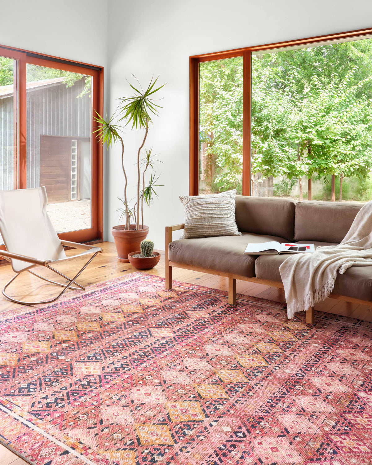 Loloi II Layla LAY-15 Magenta - Multi 9' x 12' Area Rug - Product image 1