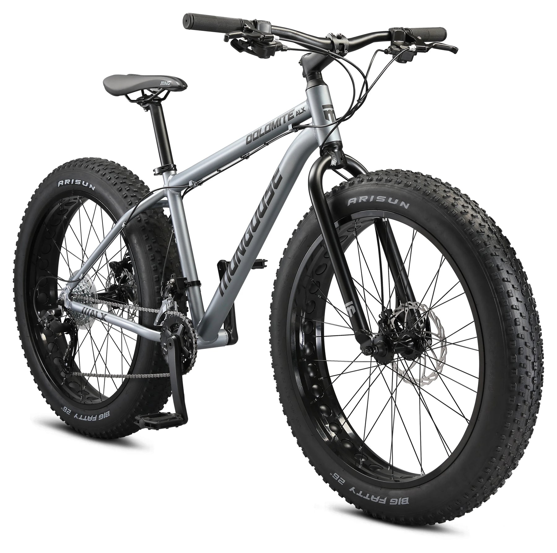 26 - In. Dolomite ALX Unisex Fat Tire Mountain Bike, Gray - Product image 1