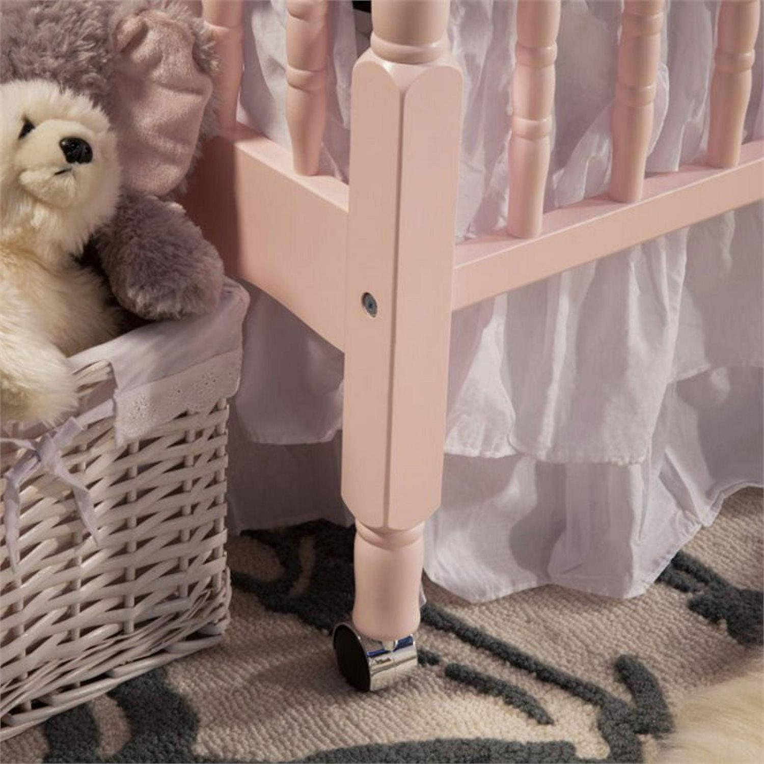 Davinci Jenny Lind 3 - in - 1 Convertible Crib in Pink Blush - Product image 9