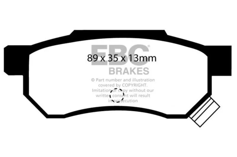 EBC - Rear Greenstuff Pad PN DP2642/2