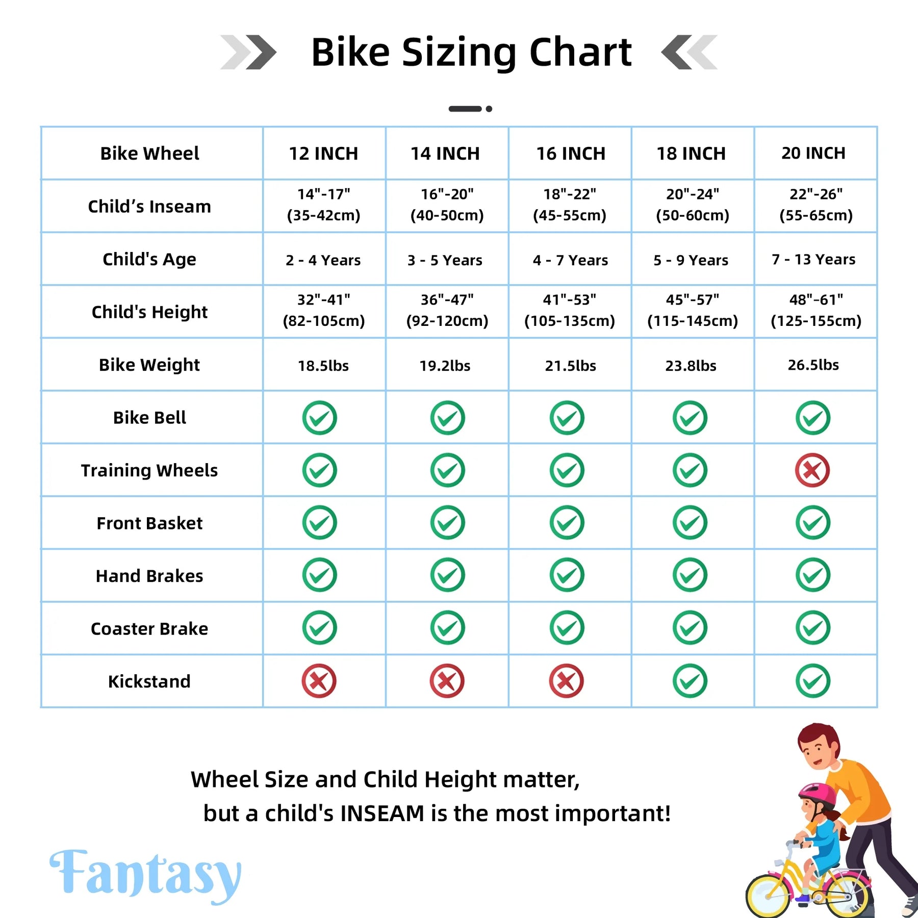 JOYSTAR Girls Bike for 2 - 12 Years Old Toddlers and Kids, 12" 14" 16" Kids Bike with Training Wheels & - Product image 10