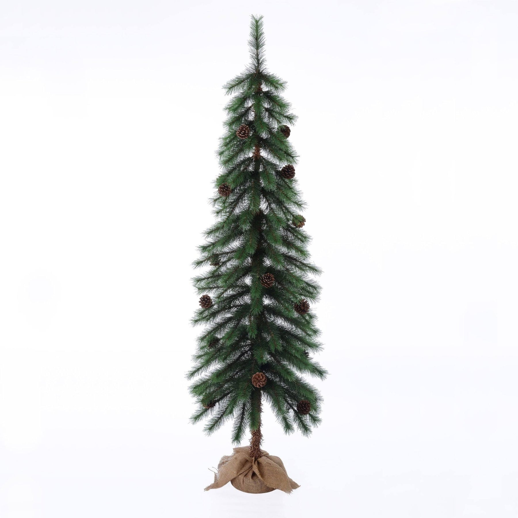 6' Artificial Christmas Parsons Pine with Burlap Base, Holiday Time - Product image 1