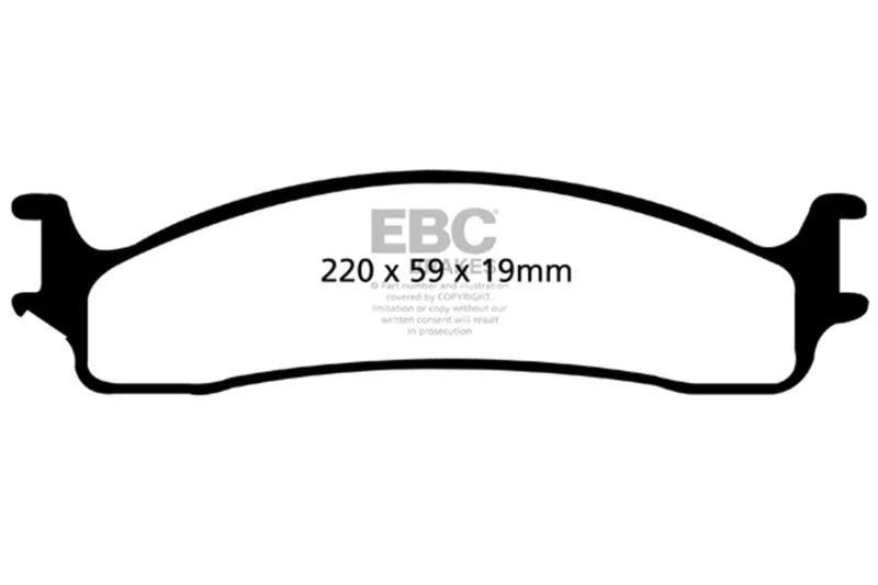 EBC - Front Yellowstuff Pad PN DP41650R