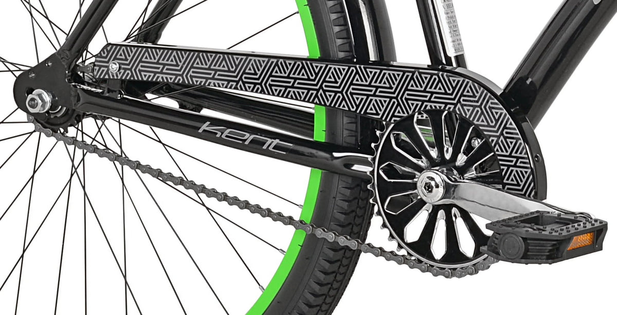 26" Kent la Jolla Cruiser Men'S Bike, Adult Ages 13+, Black/Green - Product image 5