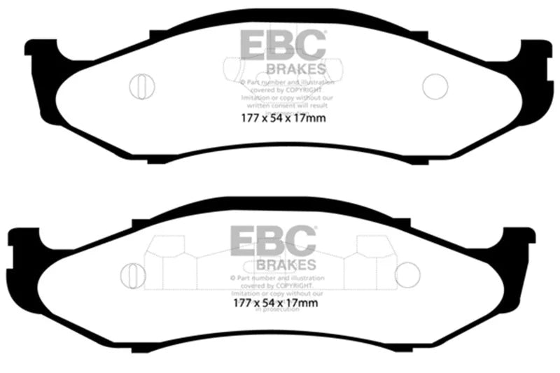 EBC - Front Yellowstuff Pad PN DP41255R