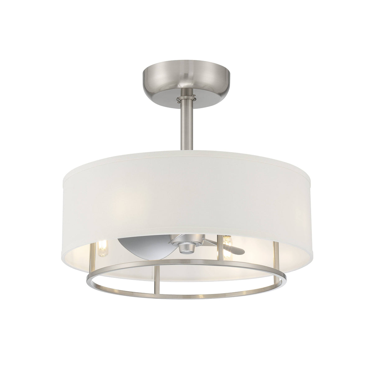 Kaiti Ceiling Fan with Dimmable Lights - Brushed Nickel Finish - Product image 1
