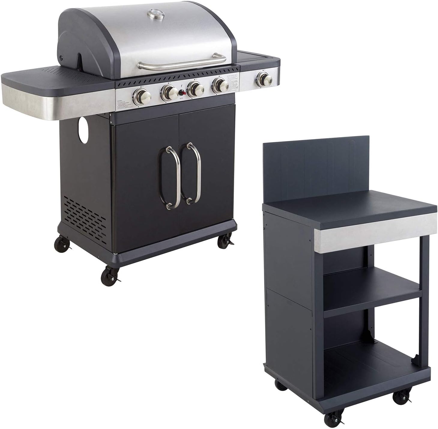 Cook'in Garden - FIDGI 4 gas barbecue with trolley
