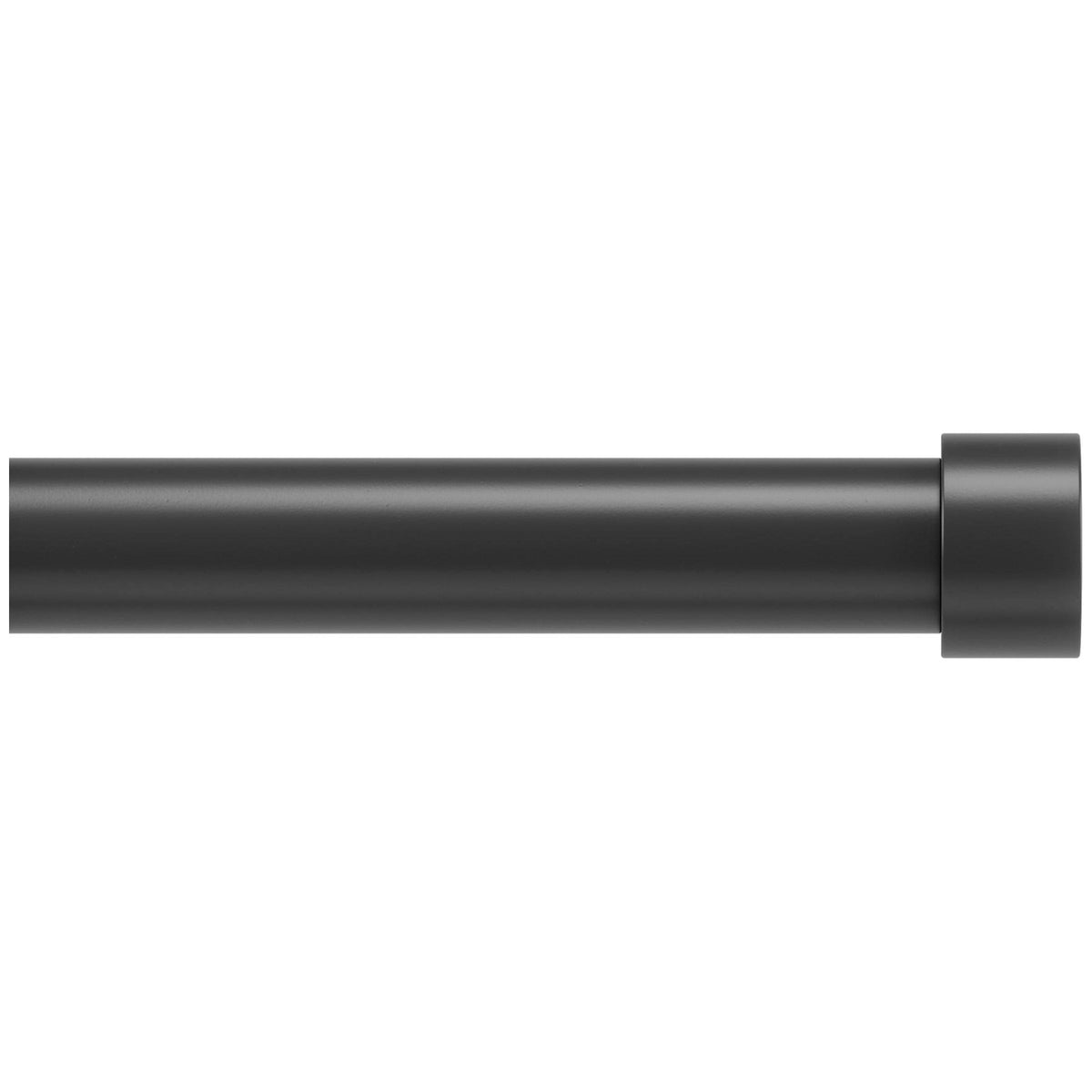 Umbra Cappa Adjustable Window Curtain Rod, Brushed Black - Product image 1