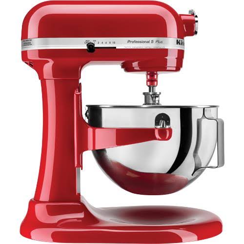 KitchenAid - Professional 5 Plus Series 5 Quart Bowl-Lift Stand Mixer - KV25G0XER - Empire Red - Product image 1