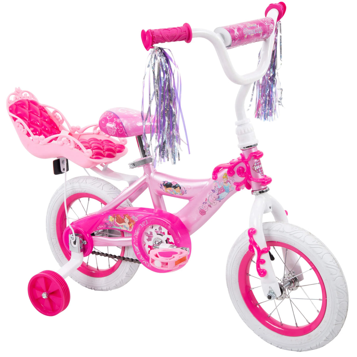 Princess Girls' 12" Bike with Doll Carrier by Huffy - Product image 1